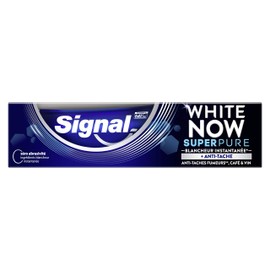 Signal Dentifrice White Now Super Pure 75ml- (for Multi-Item Order Extra Postage Cost Will be reimbursed)