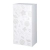 next.design Mini Curtain, Color Box, Shelf, Scandinavian Flowers, Flowers, Birds,