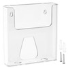Viymgit A4 Wall Mounted Document Holder, Clear Portrait Magazine File