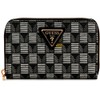 GUESS G Wave SLG Medium Zip Around Wallet Black Logo,