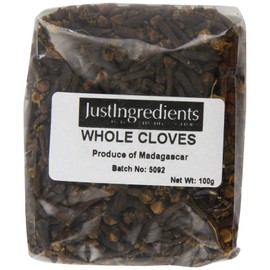 JustIngredients Essentials Cloves 100g, Whole Cloves for Tea, Water and Creating Spice Blends
