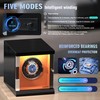 VANTENT Watch Winder for Automatic Watches with LED Lighting，Shining Finishing