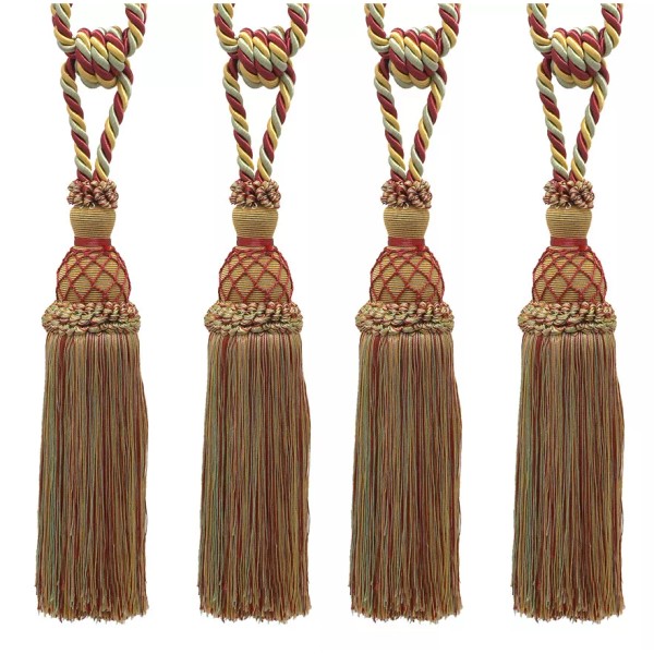 DÉCOPRO Tieback, Style# TBIN1, Color# 3752 - Holiday Red [Set