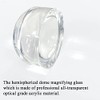 MAGDEPO 4X Dome Magnifier 3 Inch Reading Magnifying Glass Acrylic