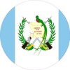 StickerTalk Circular Guatemala Flag Vinyl Sticker, 10 inches by 10