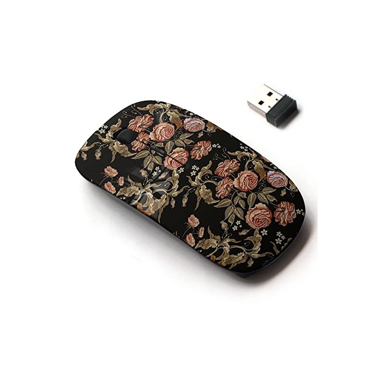 2.4G Wireless Mouse with Cute Pattern Design for All Laptops