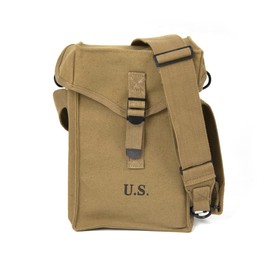 ANQIAO WW2 M1 US General Purpose Tools Bag Pouch with Shoulder Strap Canvas