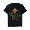 Heaux Louisiana Christmas French Fleur-de-lis Gift T-Shirt T-Shirt