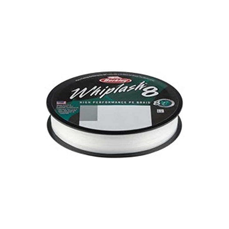 BERKLEY Whiplash 8 braided cord, crystal, 0.1 mm, 14.8 kg,
