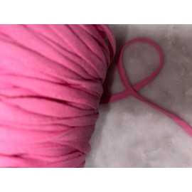 Unbranded 10 yards bubblegum pink CORD spaghetti strap string corset knit ties 1/4" wide