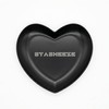 Stasheeze Heart Shaped Rolling Tray Metal, 9x8cm, Small Portable Organiser