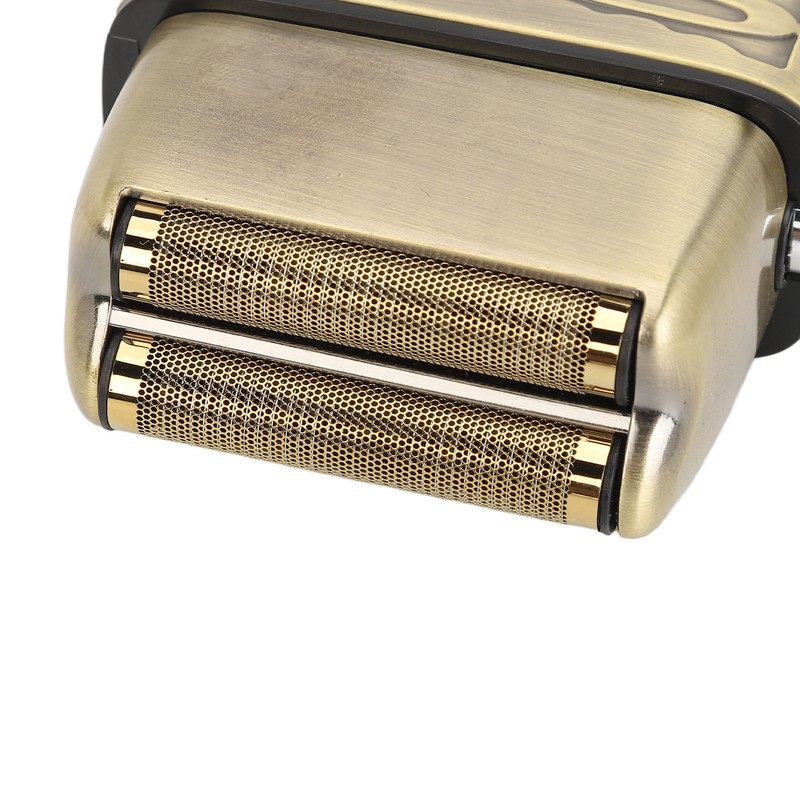 Electric Hair Clipper Retro Portable Efficient Dual Head Cordless Beard