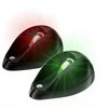 AMBIPASION Boat Navigation Lights, LED Red and Green -black
