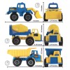 TimMee Sandbox Construction Playset Tim Mee Toy Dump Loader Cement