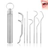 7Pcs Toothpick Set, Reusable Toothpick, Portable Toothpicks Holder for Outdoor