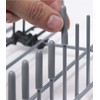 100 Pieces Universal PVC Dishwasher Prong Rack Tip Tine Cover