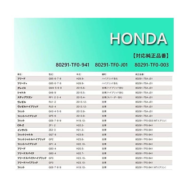 HooMoo Fit GK3/GK4 Air Conditioner Filter GP3/5 GB3/4 Series Fit