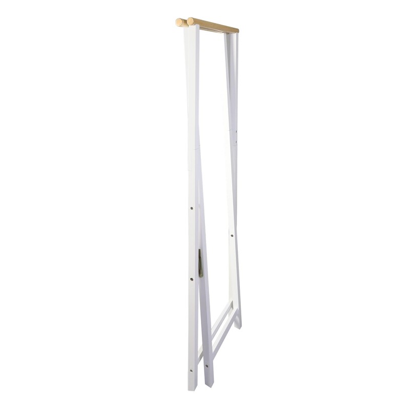Casual Home Solid Wood Folding Clothing Garment Laundry Drying Rack,