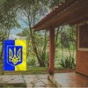 Ukrainian Garden Flag,12×18 Inch Outdoor Ukraine Banner for Canadian Yard