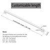 3FT White Industrial Iron Hand Railing, Wall Support Handle for
