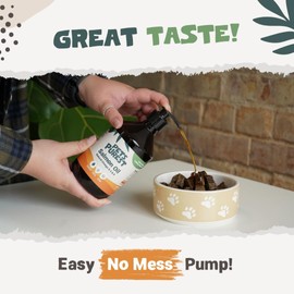 Pets Purest Salmon Oil for Dogs, Cats, Horses, Ferrets & Pets - 32 Fl Oz 100% Pure Premium Food Grade - Natural Omega 3, 6 & 9 Supplement - Promotes Coat, Skin, Joint and Brain Health