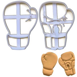 Set of 2 Boxing Glove Cookie Cutters, 2 Pieces - Bakerlogy
