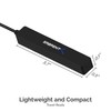 SABRENT 4 Port Portable USB 2.0 Hub (9.5" Cable) for