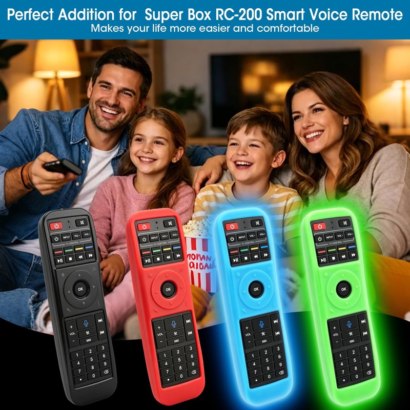 Silicone Protective Case for Super Box RC-200 Smart Voice Remote