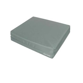 Shikra Shikra Waterproof Cover for Deep Pressure Relief Memory Foam Seat Pad, Wheelchair Cushion Just Cover (GREY, 18" X 18" X 4")