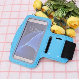 Abaodam 2pcs Arm Phone Bag for Running Portable Fitness Armband Holder for Jogging Hiking Touchscreen Compatible Reflective Design for Night