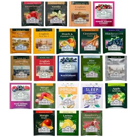 Ahmad Tea Sampler Assortment, Flavor Variety Pack (88 Count), 22 Unique Flavors of Tea