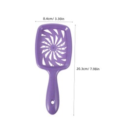 Healvian Portable Detangling Hair Brush for Wet and Dry Use Hollow Design Comb for Scalp Massage Static and Dandruff Versatile Styling Tool for Women Elegant