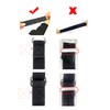 MJMP Flat Bungee Cord, 48 inch Adjustable Black Heavy Duty