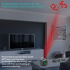 With Voice Talking LED Time Temperature for Bedroom，Projection Alarm Clock