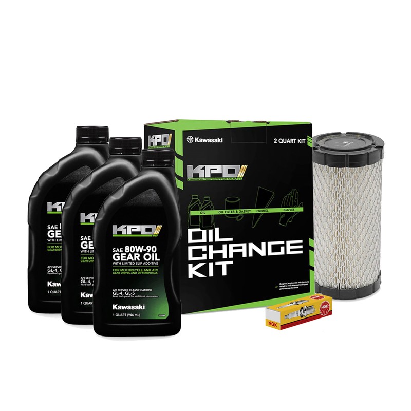 AWESOMEOFFROAD Oil Change Service & Maintenance Kit compatible with Kawasaki