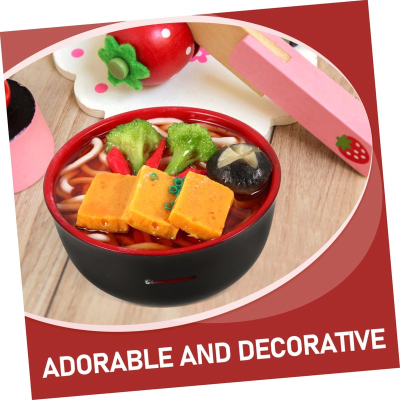 CIYODO Realistic Fake Noodle Model Decorative Food Prop for Photography