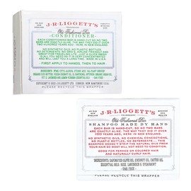 J.R.LIGGETT’S Original Formula & Conditioner - 1 Shampoo Bar & 1 Conditioner Bar - Plant-Based Nourishing Shampoo and Conditioner Bar for All Hair Types - Sulfate-Free for Healthy Hair - 2-pack