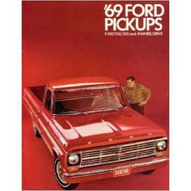 1969 Ford F100 F150 F250 F350 Truck Sales Brochure Literature Advertisement