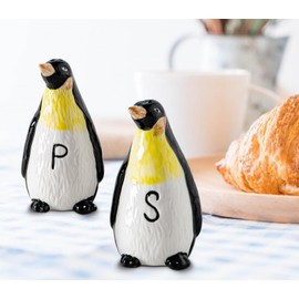 Set Of 2 Penguin Salt And Pepper Shakers Ceramic Salt Pepper Shaker Cute Salt & Pepper Shakers Set Kitchen Salt Pepper Shaker Set