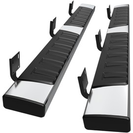 SYNTHACY 6.5 Inches Running Boards & Steps Compatible with 1999-2016 Ford F-250 F-350 Crew Cab, A Pair Side Steps for Ford Crew cab, Step Bars
