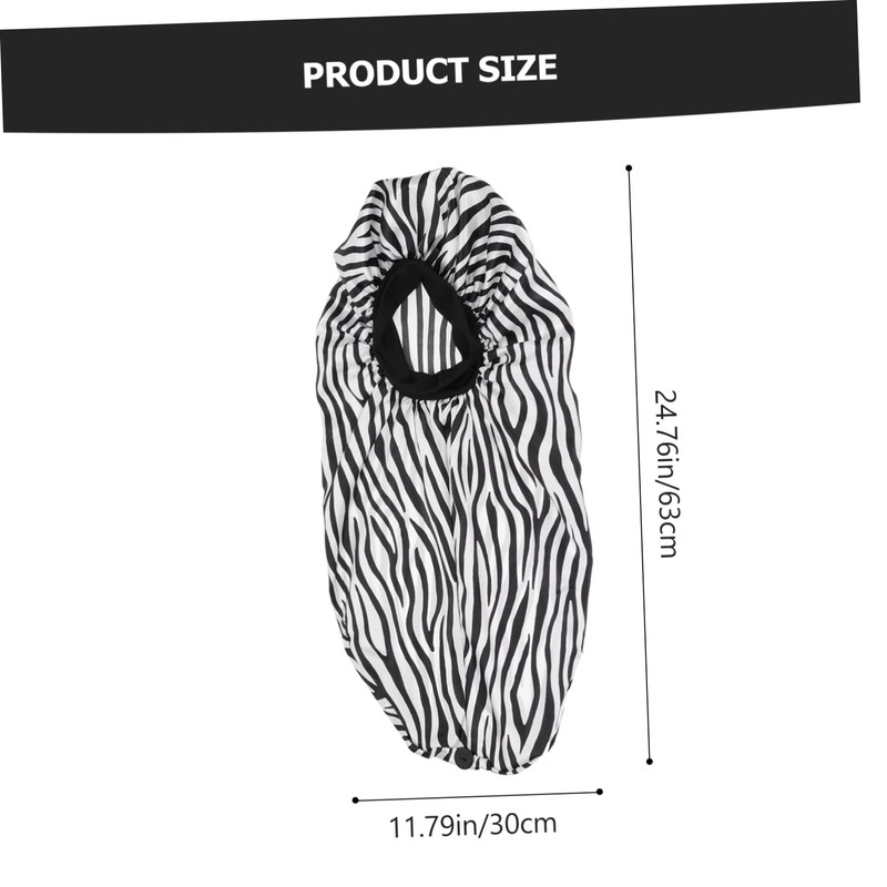 Healvian 1pc Satin Sleeping Hat with Buckle Hair Bonnet for