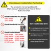 ZDRU 2 Pcs Black Round Vacuum Brush, 1-1/4" Universal Vacuum