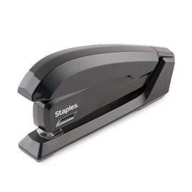 Staples One-Touch Desktop Stapler, 20 Sheet Capacity, Black (44436)