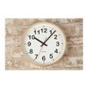 KATOMOKU plywood wall clock 2 radio clock sweep (continuous second