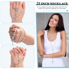 ROCEEI 40 Pcs Catholic Glass Pearl Beads Rosary Necklace 6