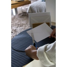 Wedo 147954 Letter Opener Soft Metal Straight 23 cm Black / Blue