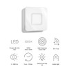 Steinel LED indoor lamp RS LED M1 V2 stainless steel