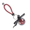 Eternal Flower Keyring Beautiful Rose Pendant Handmade Preserved Keychain for