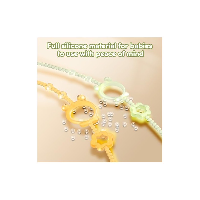 Clip de chupete de silicona, silla alta, accesorios para carriola,