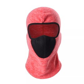 Unbranded Winter Windproof Thermal Fleece Full Face Mask Balaclava Ski Mask for Men Women - Orange